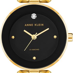 Anne Klein Women’s Genuine Diamond Dial Bangle Watch