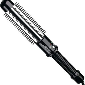 Conair Instant Heat Curling Iron Brush, 1 1/4-Inch Barrel – For Use On Short to Medium Length Hair