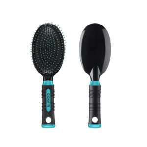 Conair Salon Results Hairbrush for Men and Women – Detangling Hair brush – Hairbrush for all hair types – Wire Bristles and Cushion Base