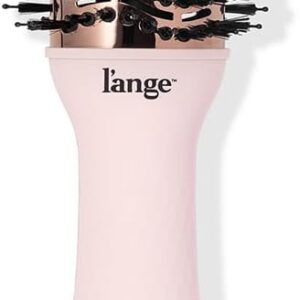 L’ANGE HAIR Le Volume 2-in-1 Titanium Blow Dryer Brush | Hot Air Brush in One with Oval Barrel | Hair Styler for Smooth, Frizz-Free Results for All Hair Types (Blush – 60 mm)