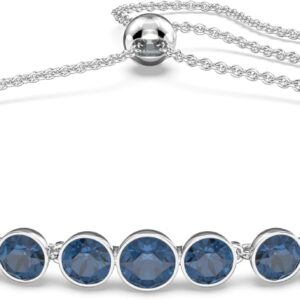 Swarovski Emily Tennis Bracelet Jewelry Collection, Clear Crystals, Blue Crystals, Pink Crystals