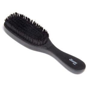 Diane Boar Bristle Brush for Men and Women – Fine to Medium Hair Styling, Wave Styles, Smoothing, Soft Scalp, Club Handle