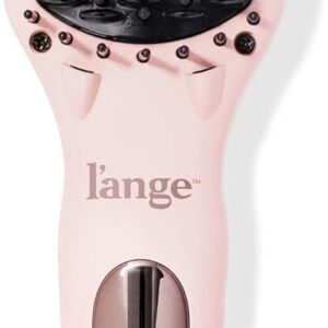 L’ANGE HAIR Le Vite Straightening Brush | Heated Straightener Flat Iron for Smooth, Anti Frizz Hair | Dual-Voltage Electric Brush Straightener | Hot Brush for Styling